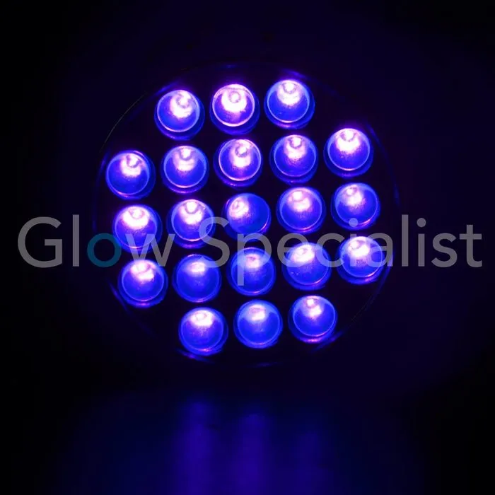 UV Zaklamp 21 LED – 395‑400nm – Robuust Aluminium