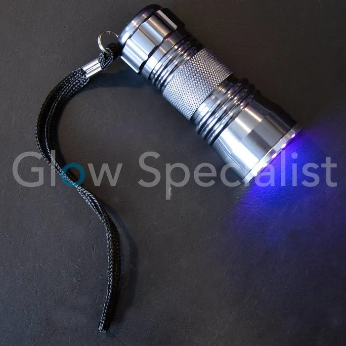 UV Zaklamp 21 LED – 395‑400nm – Robuust Aluminium