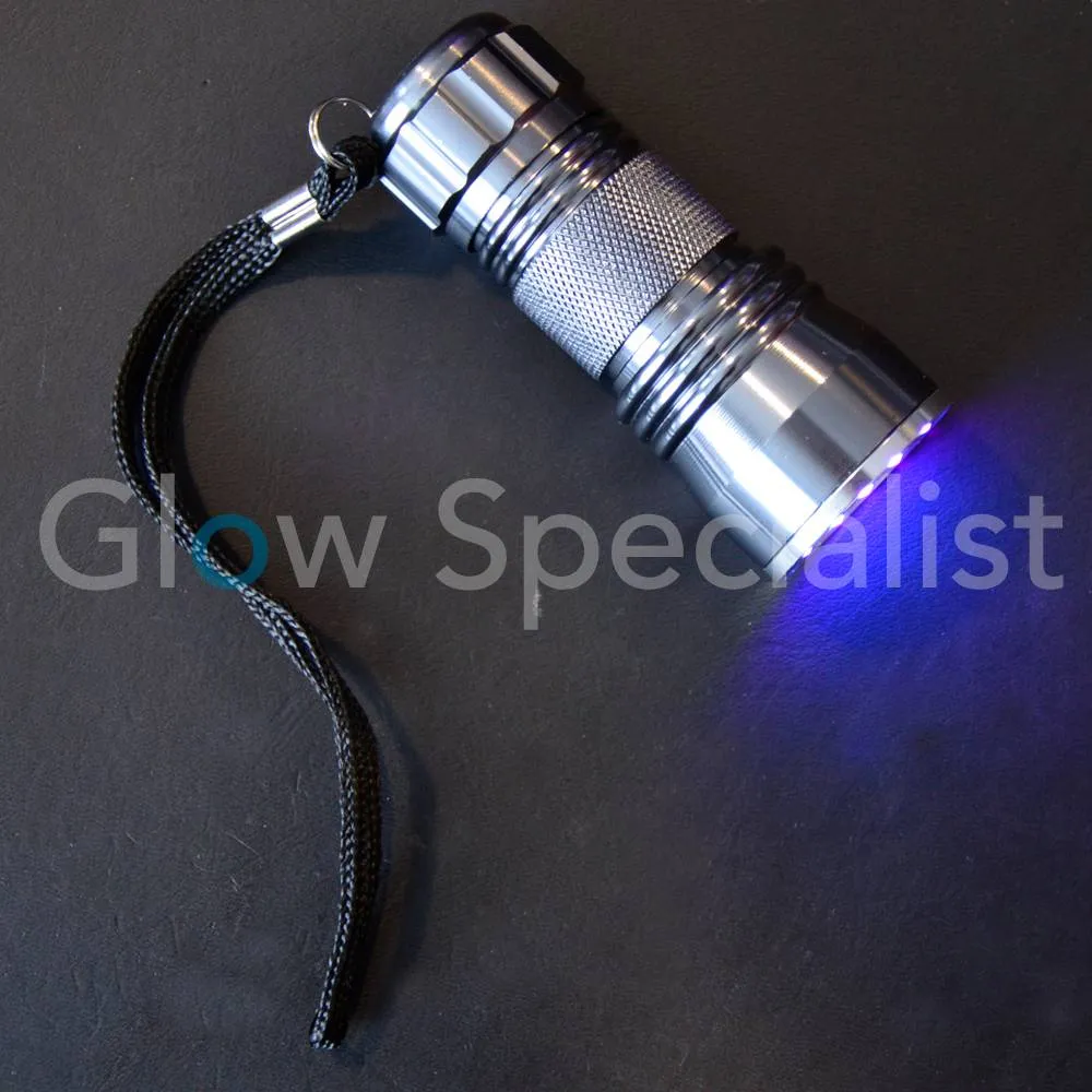 UV Flashlight 21 LED – 395‑400nm – Durable Aluminium