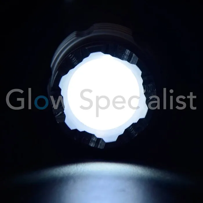 LED ZAKLAMP CREE 3 WATT MET FOCUS- EN KNIPPERFUNCTIE