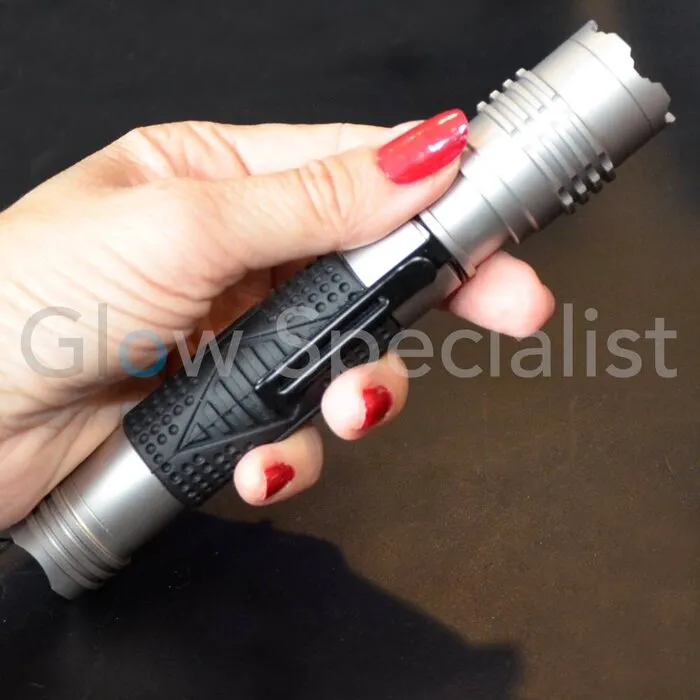 LED ZAKLAMP CREE 3 WATT MET FOCUS- EN KNIPPERFUNCTIE