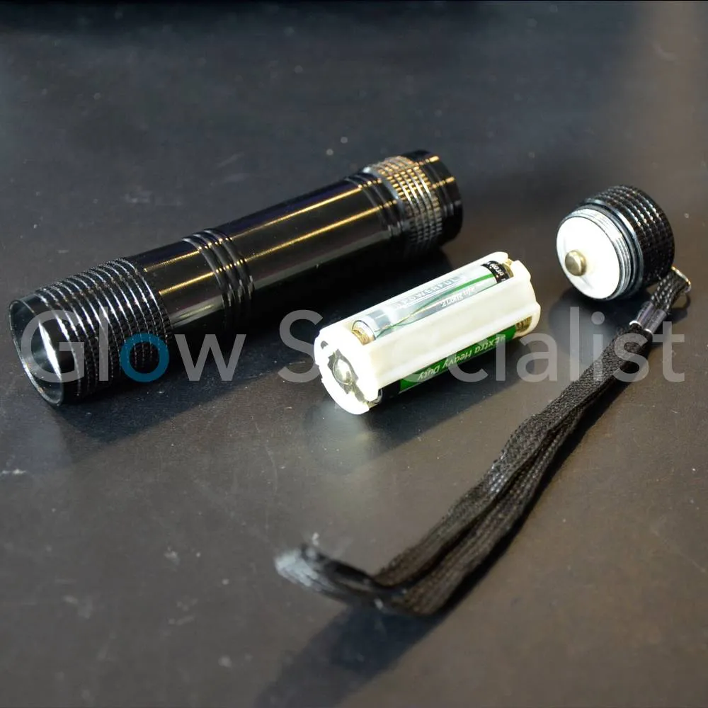 UV Zaklamp 3W – 395nm – Compact AAA Model