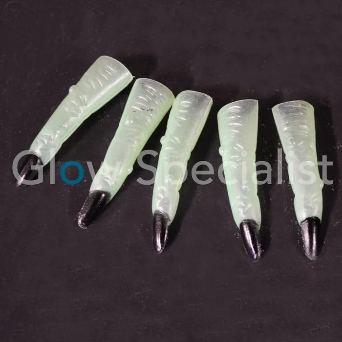 GLOW IN THE DARK HEKSENVINGERS - SET VAN 10 STUKS