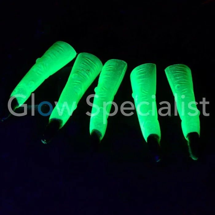 GLOW IN THE DARK HEKSENVINGERS - SET VAN 10 STUKS