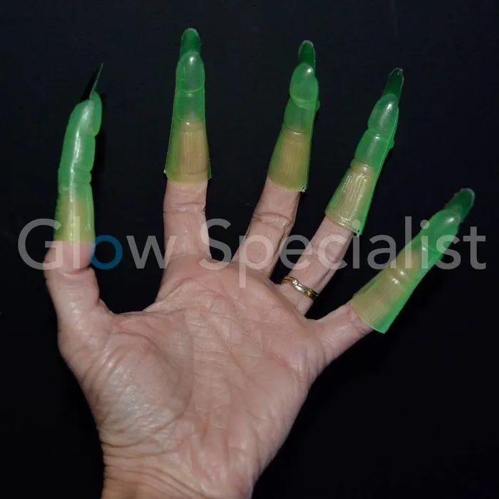 GLOW IN THE DARK HEKSENVINGERS - SET VAN 10 STUKS