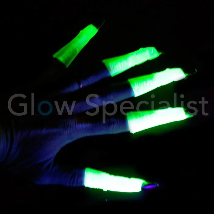 GLOW IN THE DARK WITCH FINGERS - SET OF 10 PIECES