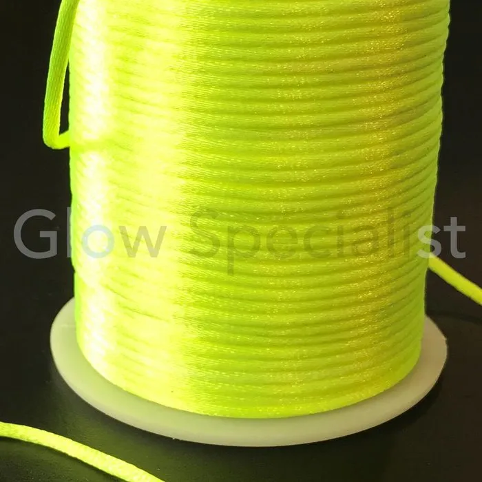 Glow Specialist UV NEON NYLON CORD - 2 MM x 100 M