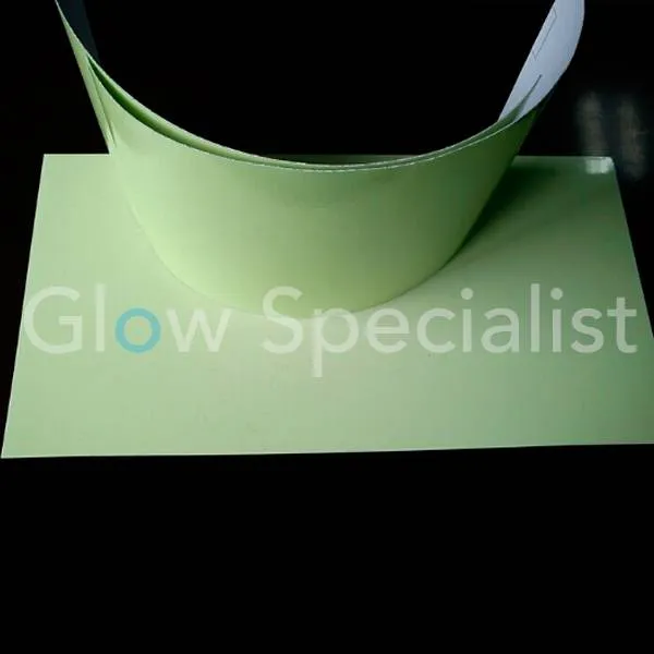 Glow in the Dark A4 Sticker Sheet – 240 x 297 mm – Luminous Vinyl Sticker Paper