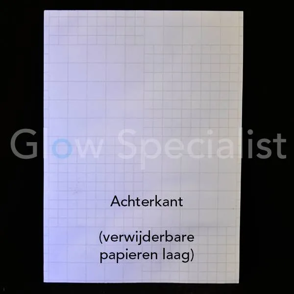Glow in the Dark A4 Sticker Sheet – 240 x 297 mm – Luminous Vinyl Sticker Paper