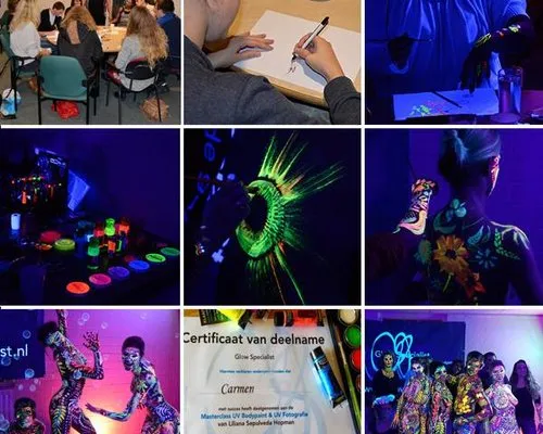 Terugblik Masterclass UV Bodypaint 3 nov 2016