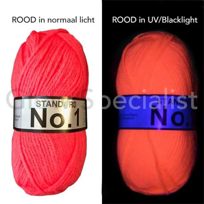 UV / BLACKLIGHT NEON GLOW WOL