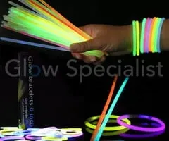 Glow Specialist GLOWARMBANDJES - 1 KOKER - 100 STUKS