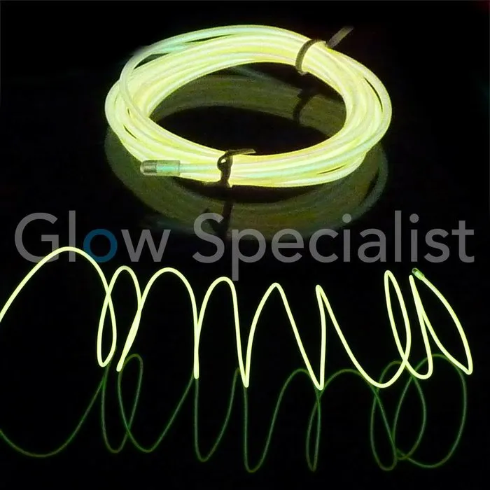 EL‑Wire 2 meter with 3V inverter – Flexible electroluminescent wire for clothing, decoration and creative projects