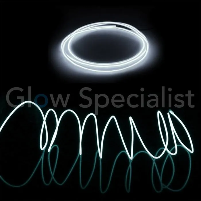 EL‑Wire 2 meter met 3V inverter – Flexibel lichtgevend draad voor kleding, decoratie en creatieve projecten