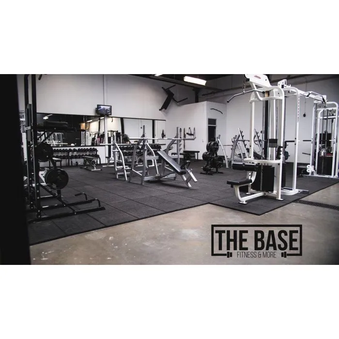 PTessentials Rubberen Vloerdelen 50 x 50 Rood | Fitness en Crossfit