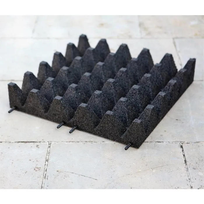 PT Essentials Rubberen Vloerdelen 50 x 50 Groen| Fitness en Crossfit