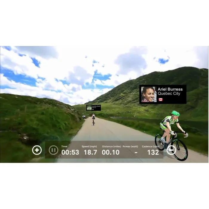 Nautilus R628 Performance Black Recumbent Hometrainer