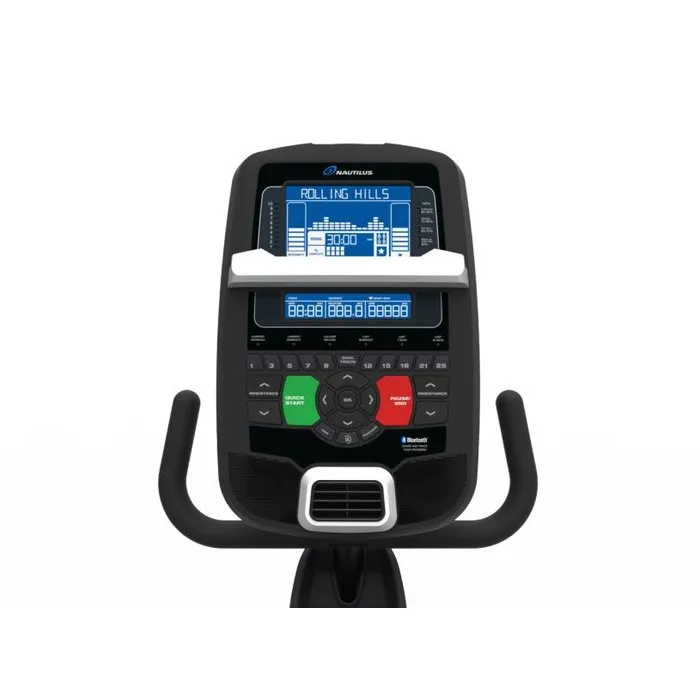 Nautilus R628 Performance Black Recumbent Hometrainer