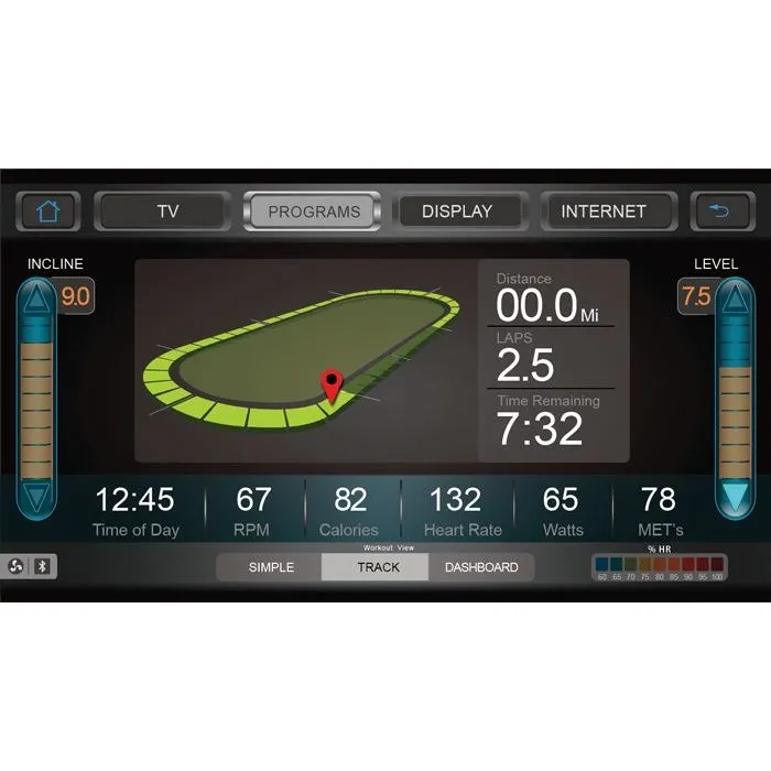 SPIRIT fitness CU900TFT Commercial Series Hometrainer - Gratis Montage