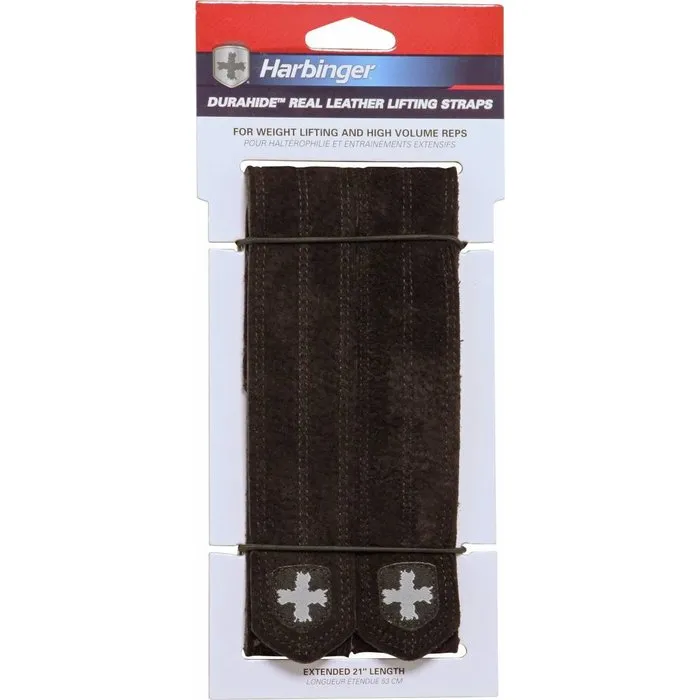 Harbinger PRO Leather Lifting Straps