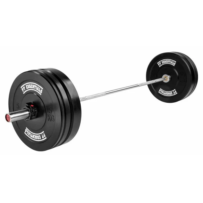 PT Essentials professionele fitnessapparatuur voor elke trainingsruimte CROSSFIT PRO MENS  Bumperplate Halterset