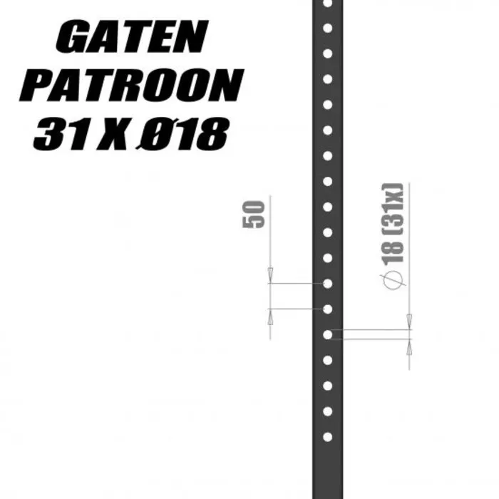 PT Essentials Upright - Staander van 3,75 meter