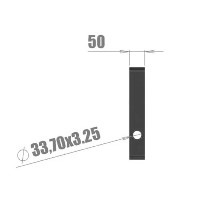PT Essentials Horizontal Power Handles - set van 2