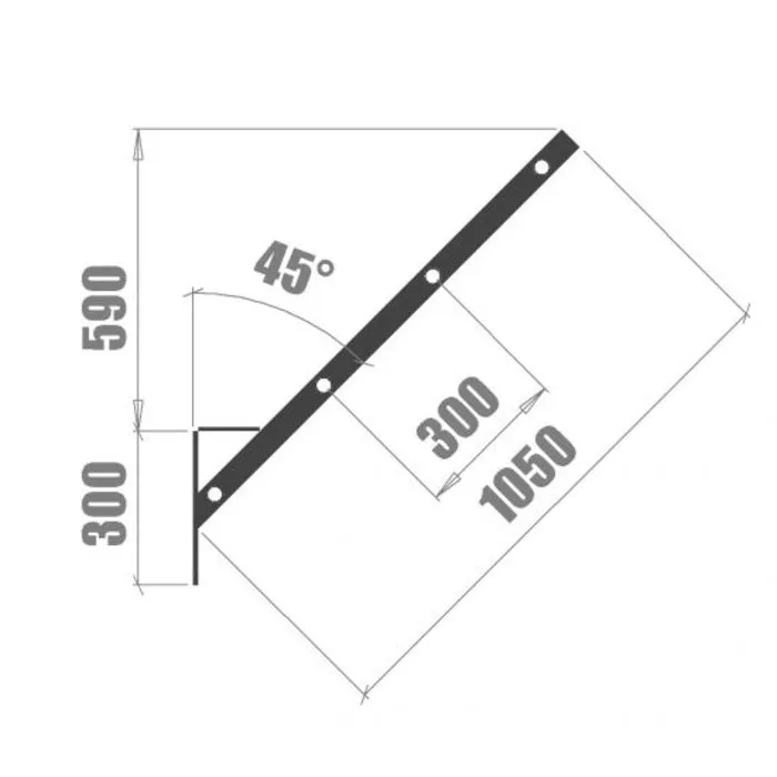 PT Essentials Flying Pull-Up Bar | Flying Dutchmen 1120 mm