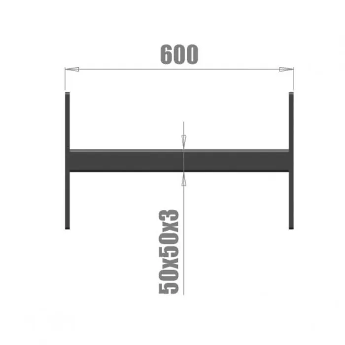 PT Essentials Connector Beam 600 mm