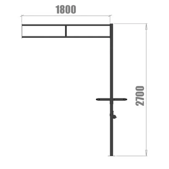 PT Essentials Wall Mount Crossfit Rig V8