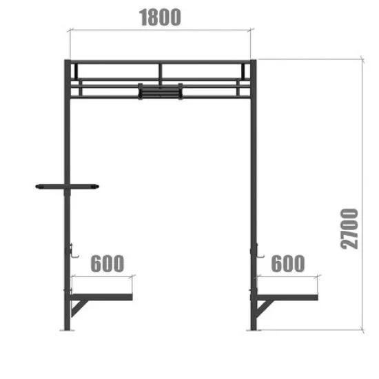 PT Essentials Heavy Duty Crossfit Rig V1