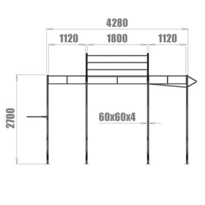 PTessentials Heavy Duty Crossfit Rig V5