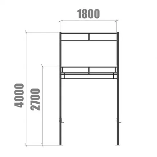 PT Essentials Heavy Duty Crossfit Rig V8