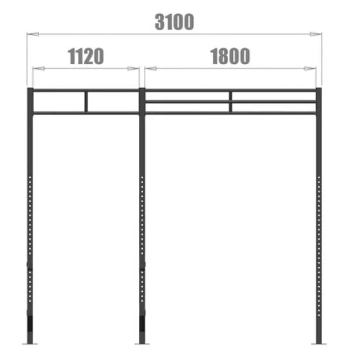 PT Essentials Heavy Duty Crossfit Rig V9