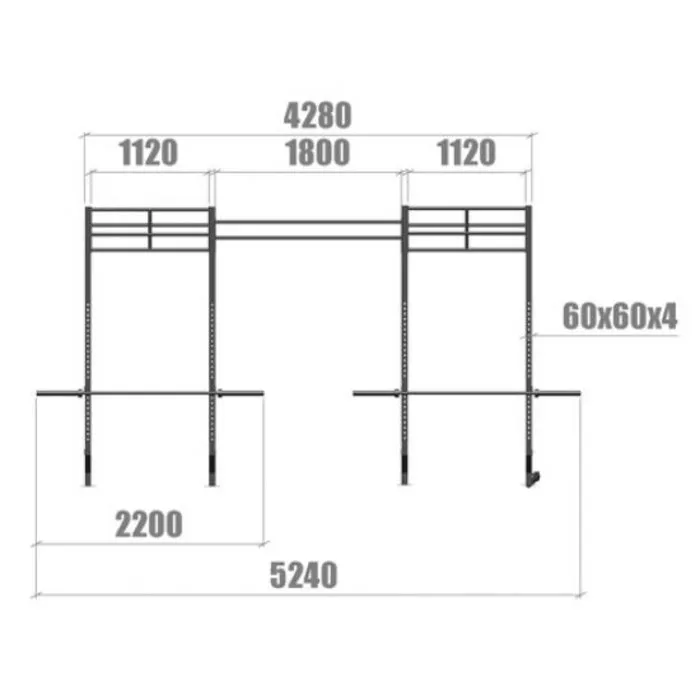 PTessentials Heavy Duty Crossfit Rig V10