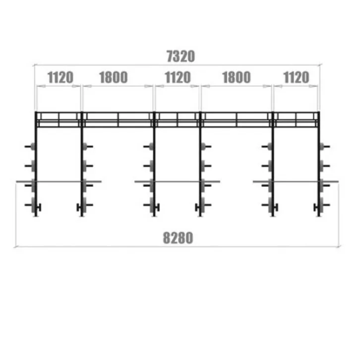 PTessentials Heavy Duty Crossfit Rig V11