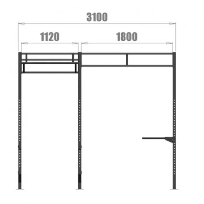 PTessentials Heavy Duty Crossfit Rig V14