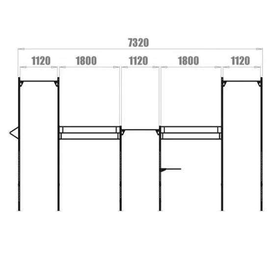 PT Essentials Wall Mount Crossfit Rig V10