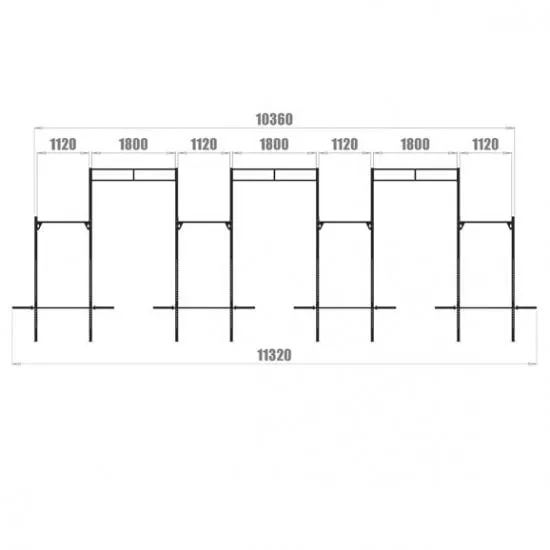 PT Essentials Wall Mount Crossfit Rig V12