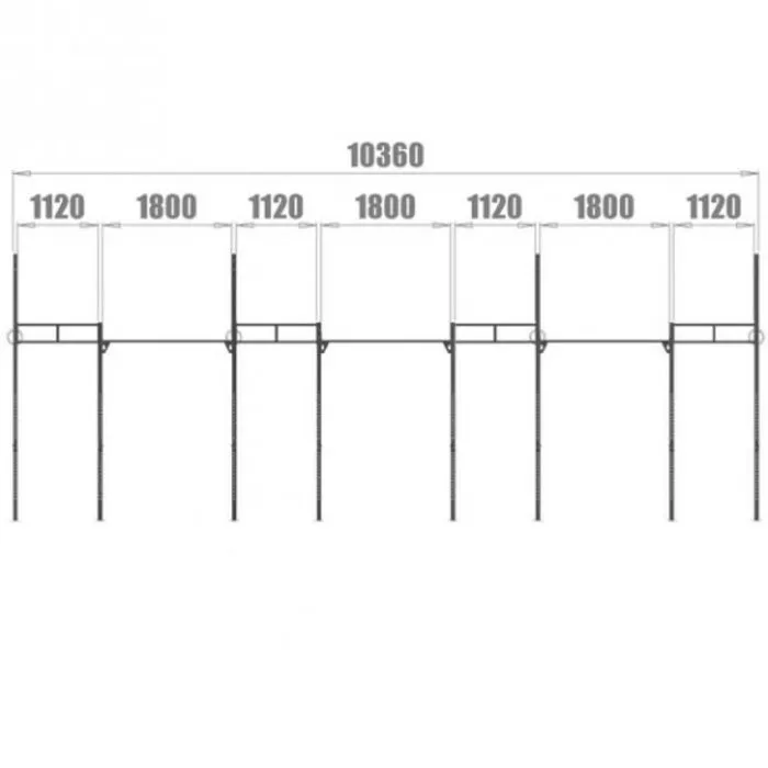 PT Essentials Wall Mount Crossfit Rig V14