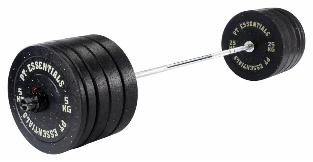 Garage Gym Hi Temp Bumperplate Halterset