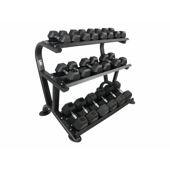 Lifemaxx LMX1014 3-laags Hexagon Dumbbell opbergrek