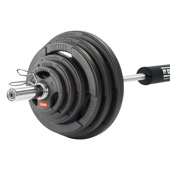 PT Essentials POWERLIFTER COMPACT Olympische halterset - verwacht begin januari