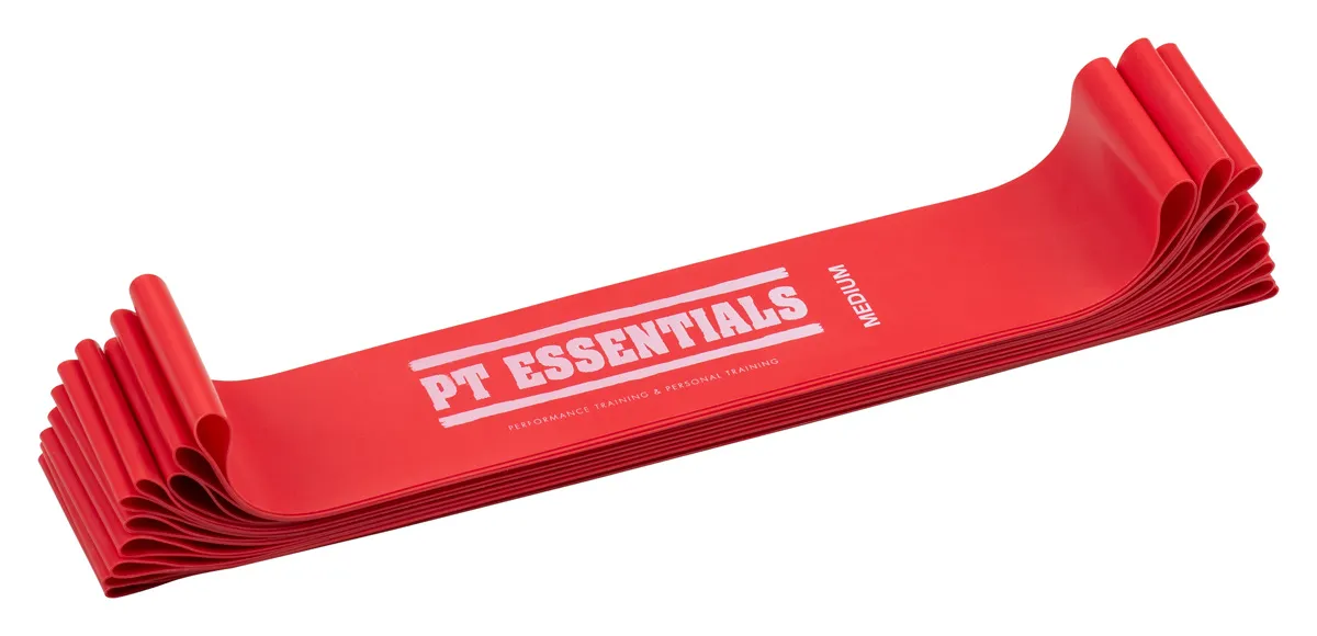 Miniband Set Medium 10 stuks - Rood
