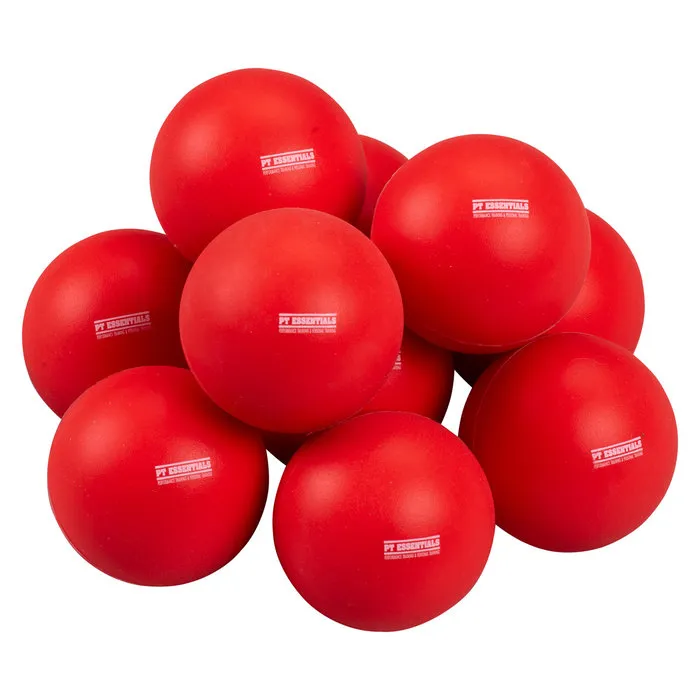 PT Essentials LaCrosse Massagebal Rood - Set 10 stuks