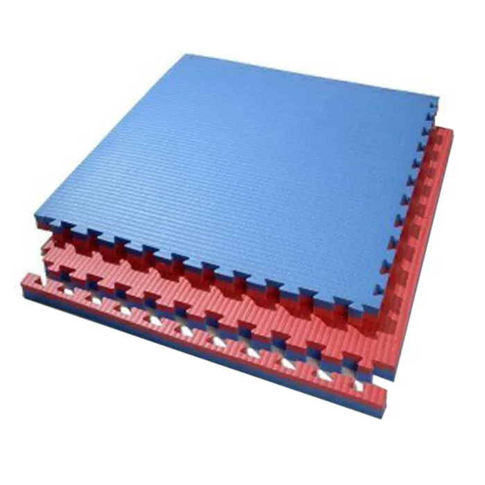 PTessentials Tatami matten rood-blauw - 100x100x4 cm - Palletprijs