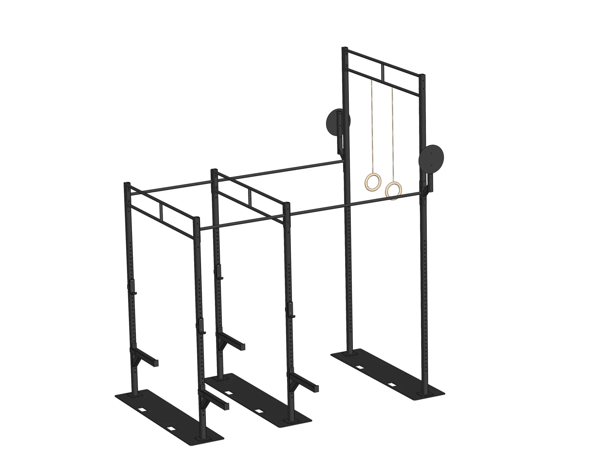 PT Essentials Heavy Duty Crossfit Rig V19 - met Skidplates