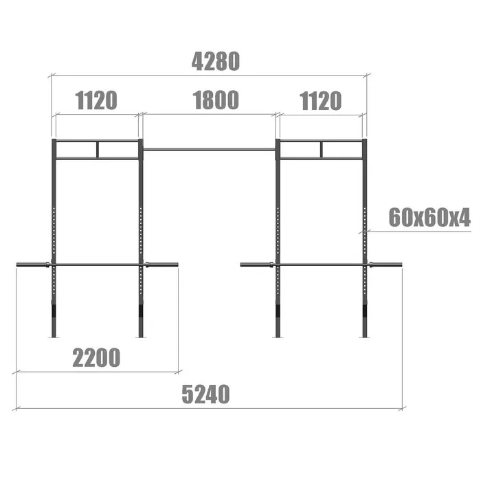 PT Essentials Heavy Duty Crossfit Rig V10 - V2