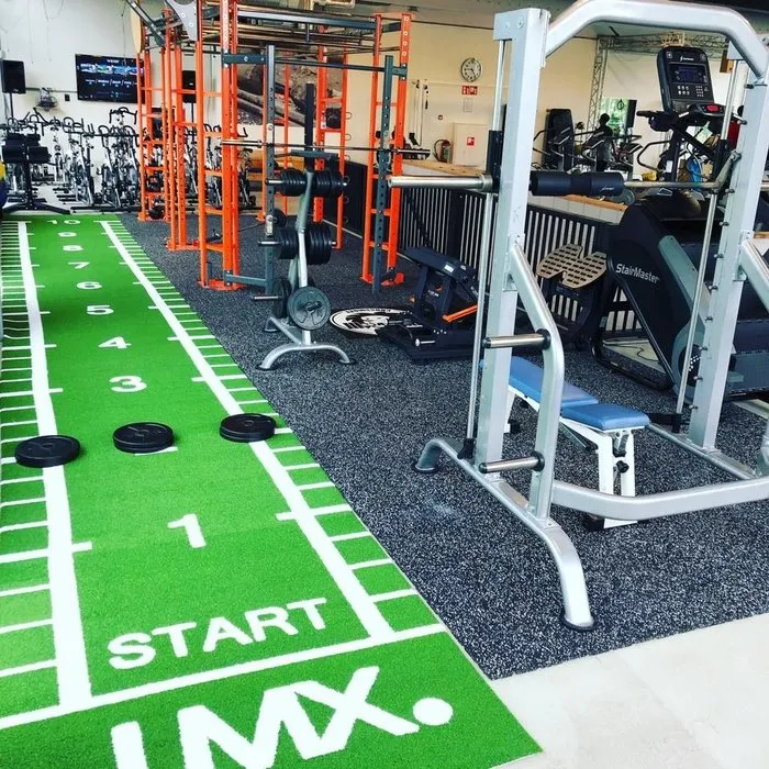 Lifemaxx Sprinttrack Groen met belijning - diverse afmetingen