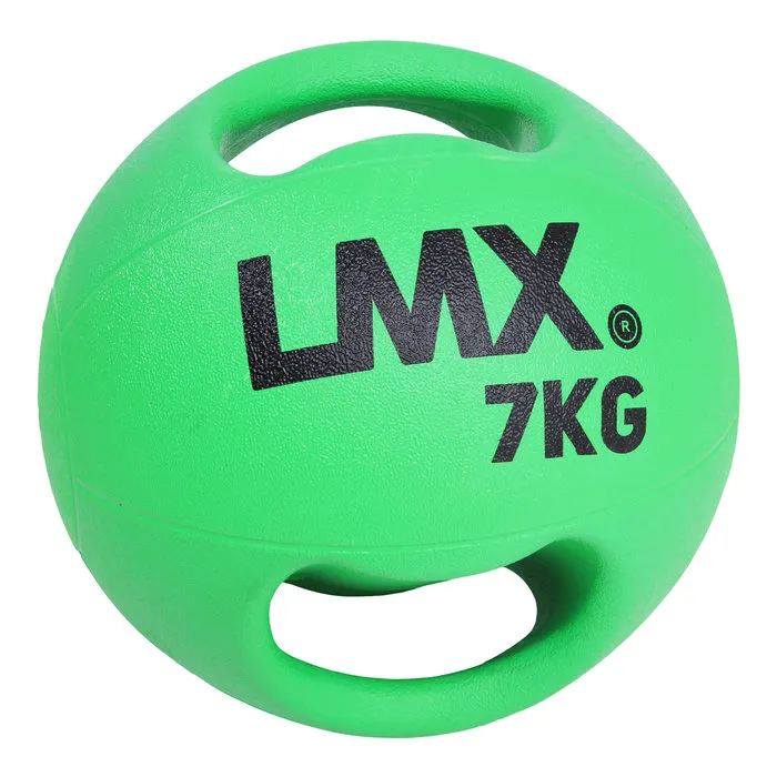 Lifemaxx LMX1250 Double Handle Medicine Ball